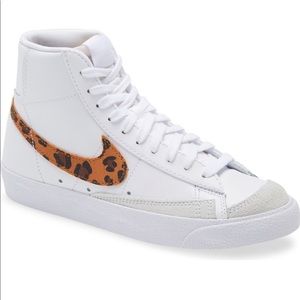 Nike Mid ‘77 blazers leopard swish
